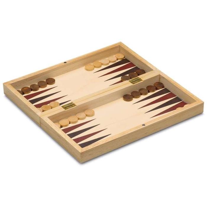 Juego 3 en 1 ajedrez, damas y backgammon de madera 29x29 cm 2 Juego 3 en 1 ajedrez, damas y backgammon de madera 29x29 cm 2