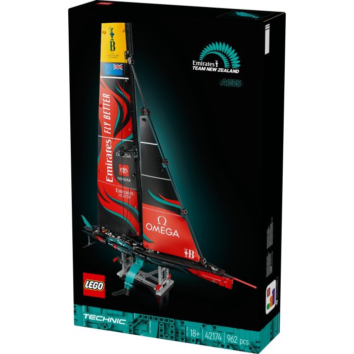 LEGO 42174 Technic Yate Equipo Emirates Nueva Zelanda AC75 Kit de Construcción para Adultos 10