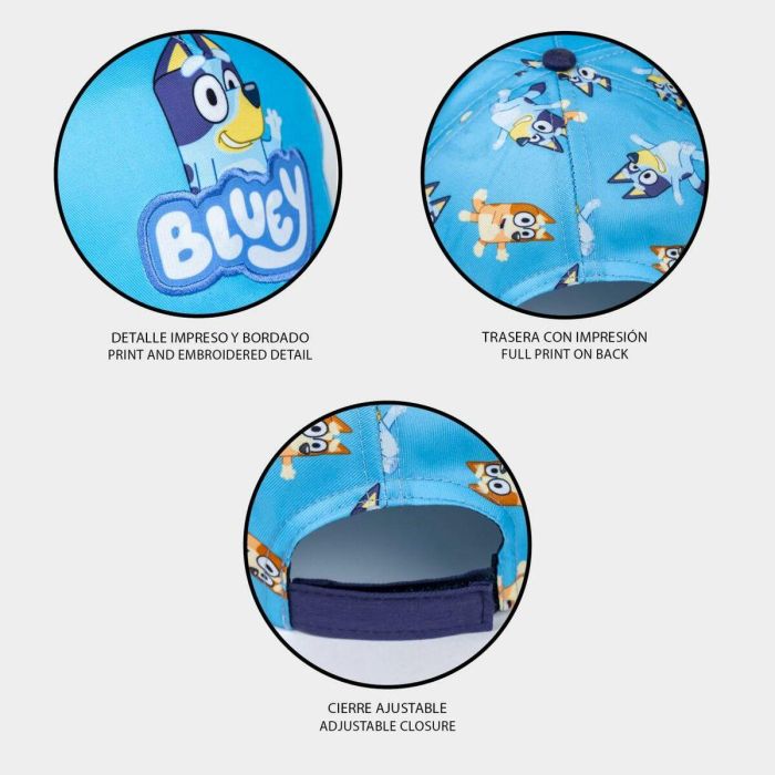 Gorra visera curva bluey t53c:53 cm 2 Gorra visera curva bluey t53c:53 cm 2