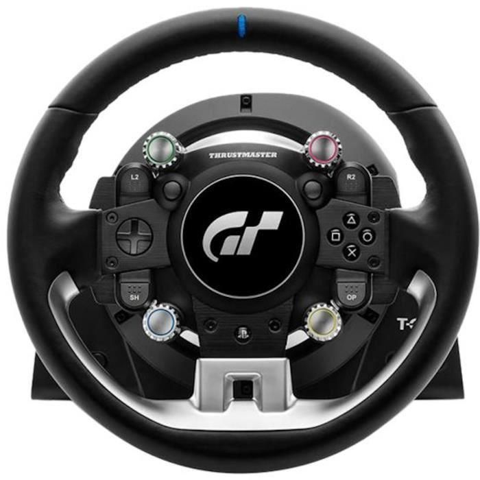 Thrustmaster T-GT II, volante con licencia oficial para PlayStation 5 y Gran Turismo, con juego de bielas de 3 pedales (compatible con PS4, PC)