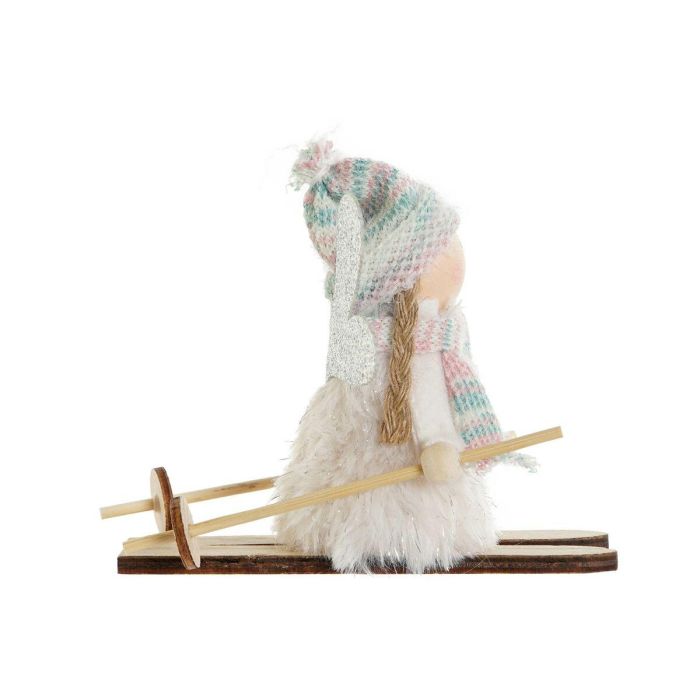 Figura Navidad Fantasia DKD Home Decor Blanco Gris 8 x 10 x 12 cm (3 Unidades) 1 Figura Navidad Fantasia DKD Home Decor Blanco Gris 8 x 10 x 12 cm (3 Unidades) 1