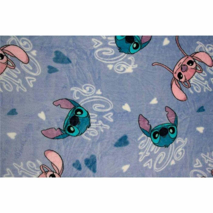Manta coralina capucha Stitch Disney 120x150cm 2