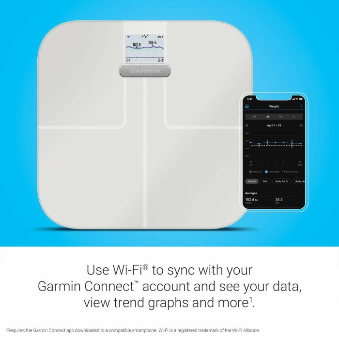 GARMIN Connected Scale Index S2 Blanco 3