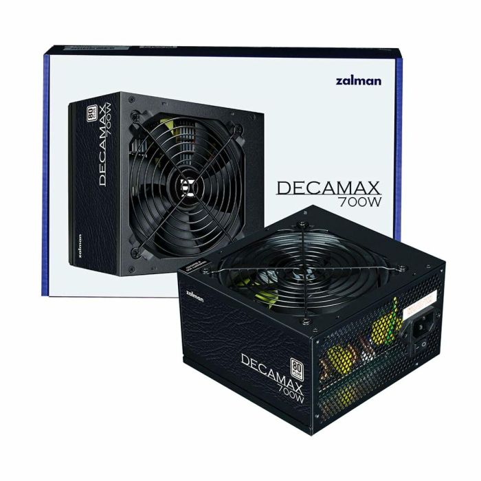 Zalman Decamax Fuente Alimentación PC 700W ATX 80 PLUS Negro con Ventilador 12cm 3 Zalman Decamax Fuente Alimentación PC 700W ATX 80 PLUS Negro con Ventilador 12cm 3