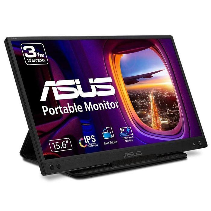 ASUS MB166C Monitor Portátil ZenScreen 15.6" Full HD 1920x1080 IPS USB-C, Auto-Rotación, Filtro Luz Azul y Anti-Parpadeo 0 ASUS MB166C Monitor Portátil ZenScreen 15.6" Full HD 1920x1080 IPS USB-C, Auto-Rotación, Filtro Luz Azul y Anti-Parpadeo 0