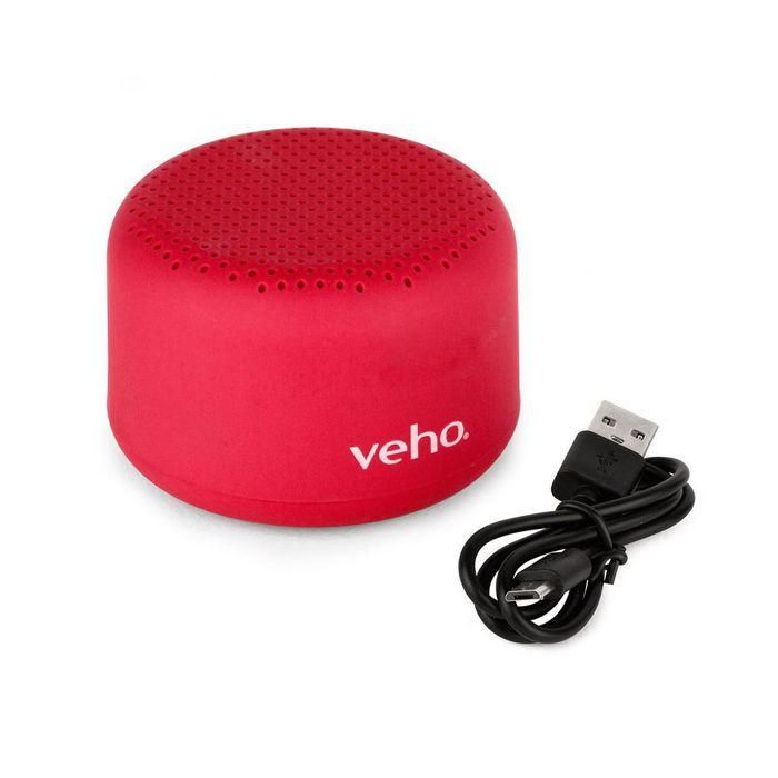 Veho Altavoz Bluetooth Inalámbrico M3 Rojo 4