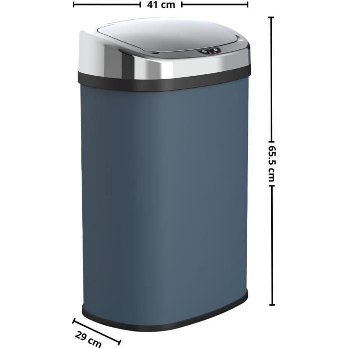 Kitchen Move Cubo de Basura Automático MAJESTIC para Cocina 58 L Acero Inoxidable Gris Mate con Reborde 2 Kitchen Move Cubo de Basura Automático MAJESTIC para Cocina 58 L Acero Inoxidable Gris Mate con Reborde 2