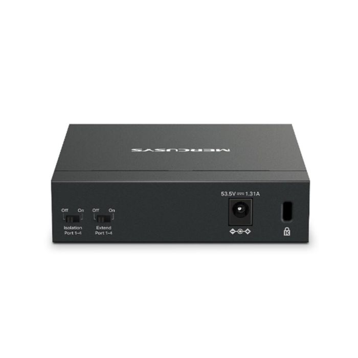 MERCUSYS MS105GP Switch Gigabit Ethernet (10/100/1000) con PoE Negro