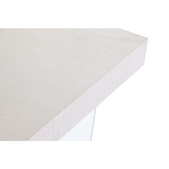 Escritorio DKD Home Decor Blanco Transparente Cristal Madera MDF 120 x 50 x 76 cm 2