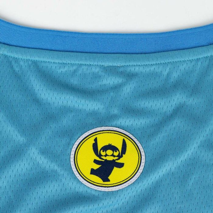 Camiseta de baloncesto Stitch Azul Unisex 5 Camiseta de baloncesto Stitch Azul Unisex 5