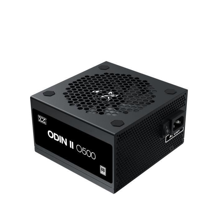 Xigmatek XIG4711409545592 Fuente de alimentación para PC Odin II O500, 500W, 80Plus, No modular, Ventilador 120mm, Negro