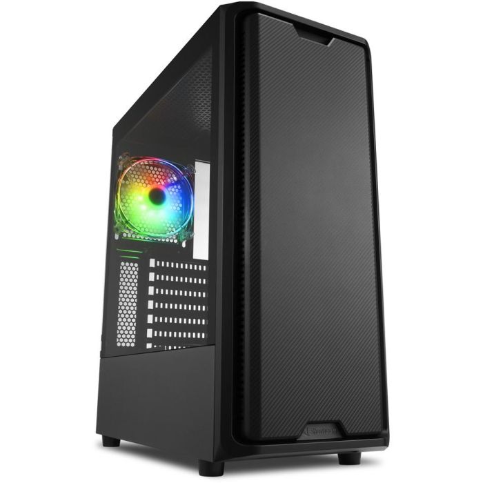 Sharkoon SK3 RGB Semitorre ATX Negra con Panel Frontal Fibra de Carbono, Lateral Cristal Templado y Ventilador LED RGB 120mm 0 Sharkoon SK3 RGB Semitorre ATX Negra con Panel Frontal Fibra de Carbono, Lateral Cristal Templado y Ventilador LED RGB 120mm 0