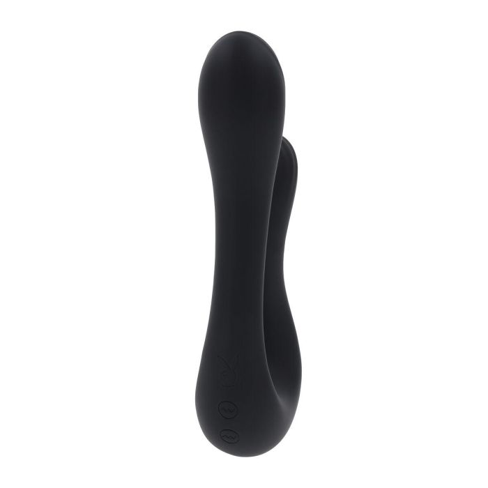 Vibrador Punto G Playboy The Swan Negro 4 Vibrador Punto G Playboy The Swan Negro 4