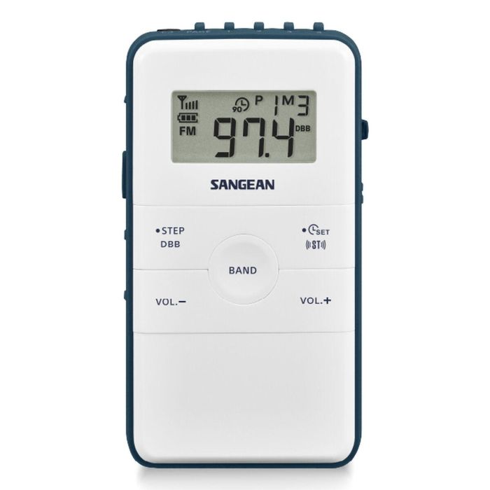 Radio Portátil Sangean DT-140 Azul Blanco 18