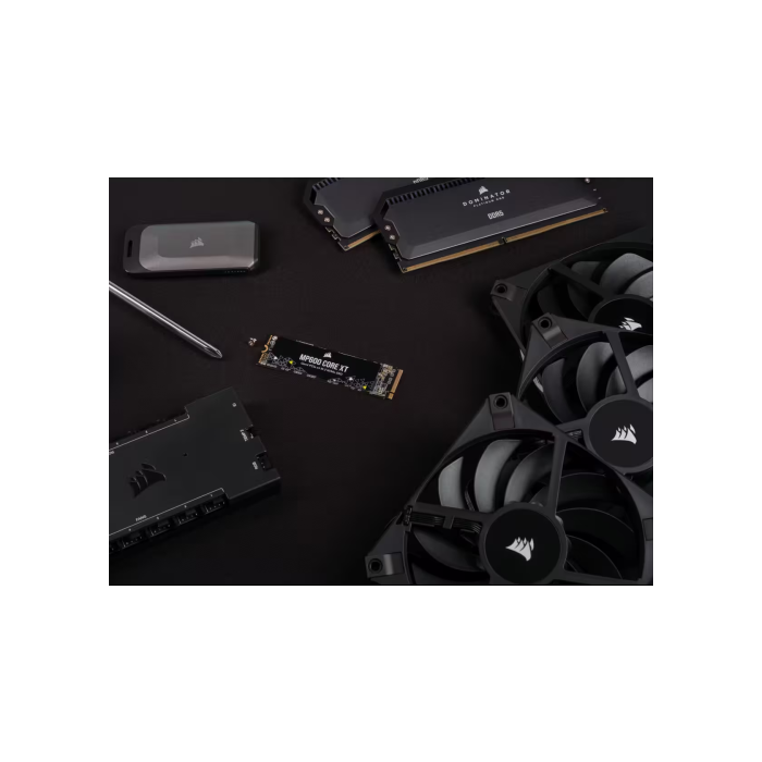 Corsair MP600 CORE XT M.2 2000 GB PCI Express 4.0 QLC 3D NAND NVMe 13 Corsair MP600 CORE XT M.2 2000 GB PCI Express 4.0 QLC 3D NAND NVMe 13