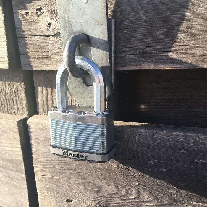 Juego de 3 candados Master Lock M5eurtrilf - Muy alta seguridad - Acero Ladado - Uso al aire libre - Anse M 1