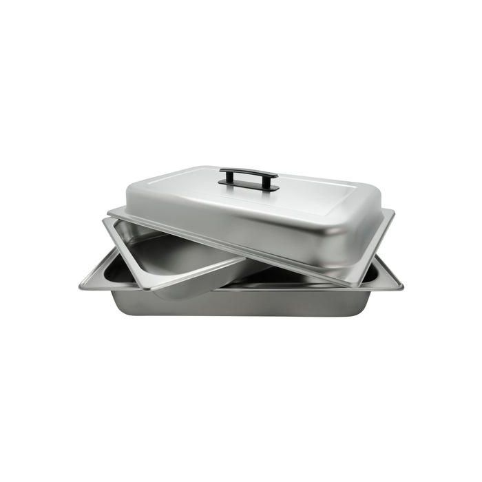 WINCO - WC-C4080 - Chafing dish GN 1/1 rectangular con tapa y dos soportes para combustible. 2