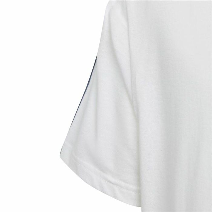 Camiseta de Manga Corta Infantil Adidas Essentials Blanco 1