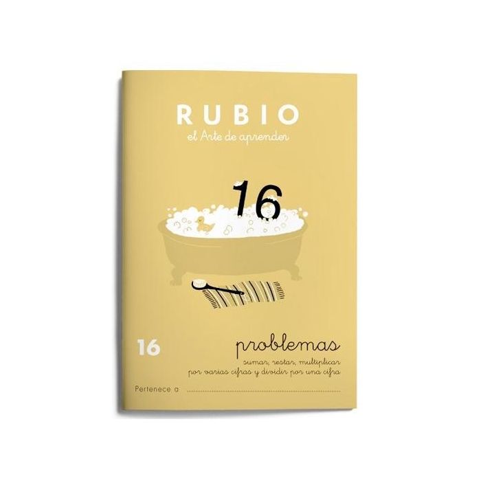 Rubio Cuaderno de Problemas Nº 16: Sumas, Restas y Multiplicaciones (10 Unidades) (10 Unidades)