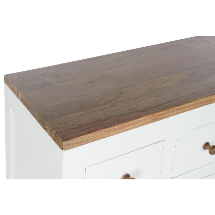 DKD Home Decor Cómoda Urban Blanco Marron 110x45x100 cm 1