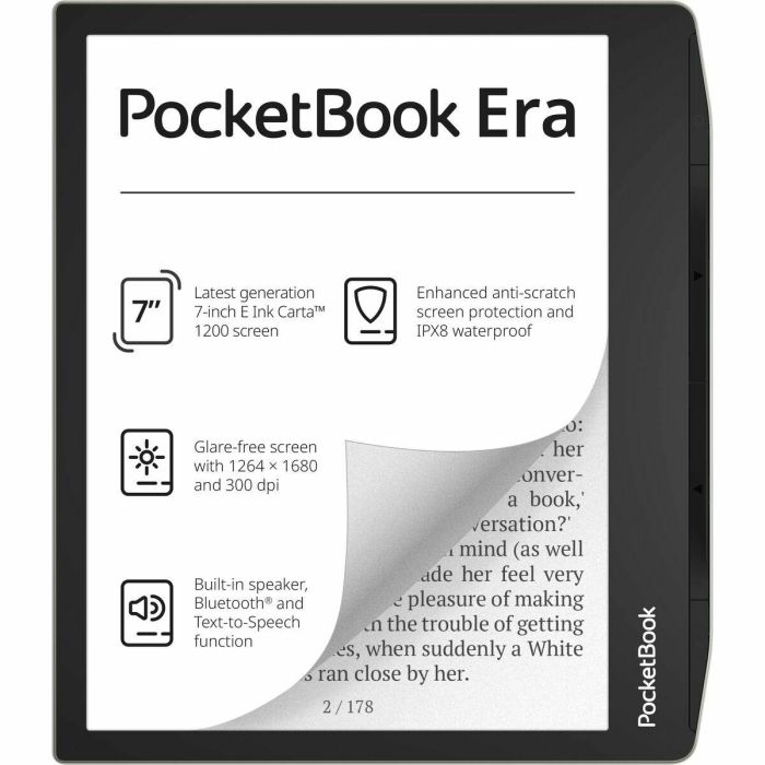 eBook PocketBook 700 Era Silver Multicolor Negro/Plateado 16 GB 7" eBook PocketBook 700 Era Silver Multicolor Negro/Plateado 16 GB 7"