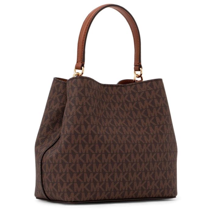 Bolso Mujer Michael Kors PRATT-BROWN Marrón 18 X 16 X 9 CM 2