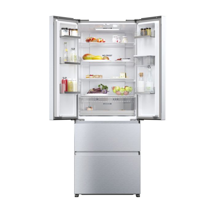 Frigorífico combinado Haier HFR5719EWMG 190 Plateado 23 Frigorífico combinado Haier HFR5719EWMG 190 Plateado 23