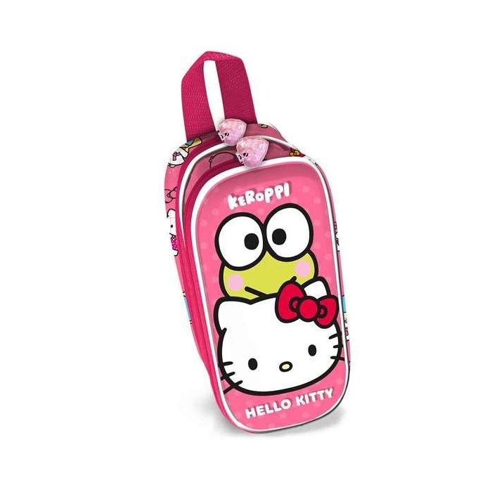 KARACTERMANIA Portatodo 3D Funny Hello Kitty Doble Escolar con Relieve y 2 Compartimentos 9.5x22x8cm 0 KARACTERMANIA Portatodo 3D Funny Hello Kitty Doble Escolar con Relieve y 2 Compartimentos 9.5x22x8cm 0