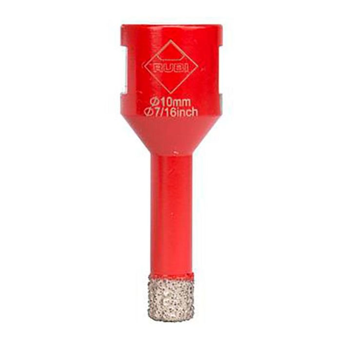 Rubi R5990 Broca Drygres Ø 10 mm para Amoladora, Corte Seco, Conexión M14, Baldosa Cerámica, Gres Porcelánico, Mármol, Granito 4