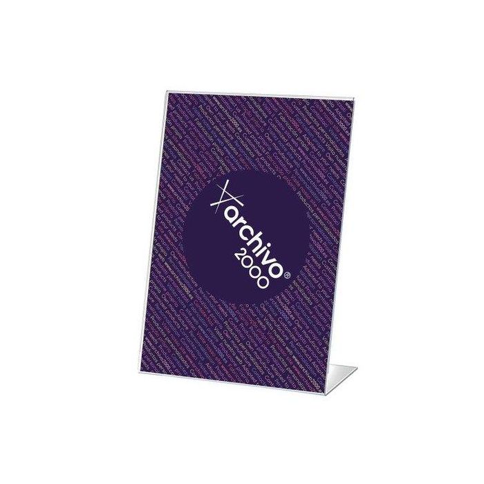 Archivo 2000 Expositor Sobremesa L Din A5 Vertical 65x150x215 mm Cristal Transparente