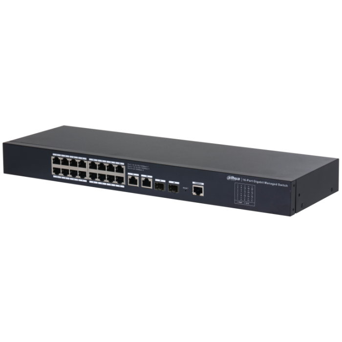 Dahua Technology SG4020 Switch Gestionado L2 Gigabit Ethernet 18 Puertos 1U Montaje Rack Negro Dahua Technology SG4020 Switch Gestionado L2 Gigabit Ethernet 18 Puertos 1U Montaje Rack Negro