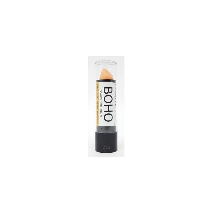 BOHO Stick Labial con Propóleo, Jojoba y Ricino, Aloe Vera y Árbol del Té, Protector Solar SPF