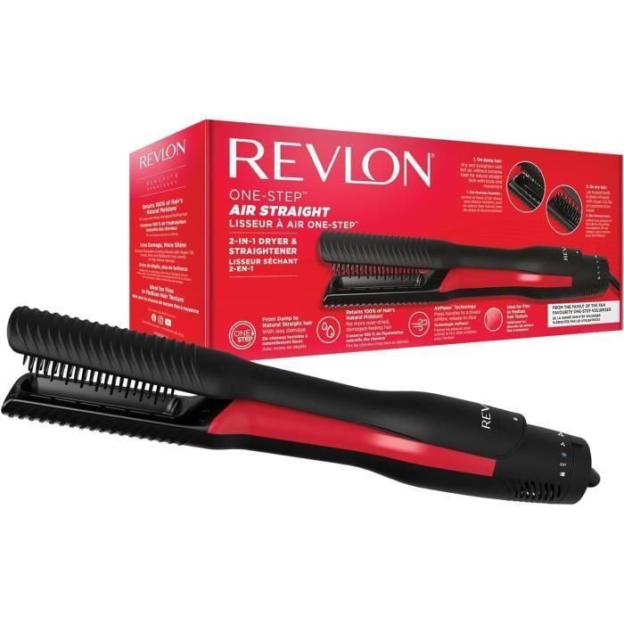 Secador y plancha de pelo en 1 dispositivo - REVLON - ONE STEP AIR STRAIGHT - RVDR5330E