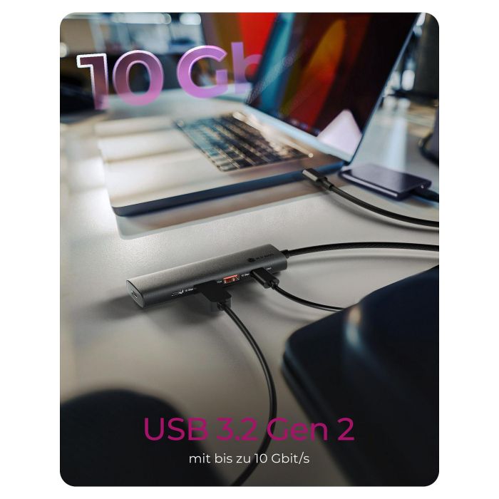 4-Port IcyBox USB 3.2 IB-Hub1437-CPD 4