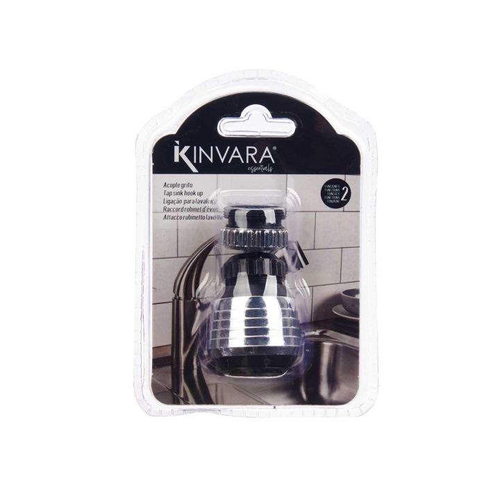 Acople Grifo Pequeño Fregadero 360 Kinvara 3X6CM (24 Unidades) 2 Acople Grifo Pequeño Fregadero 360 Kinvara 3X6CM (24 Unidades) 2
