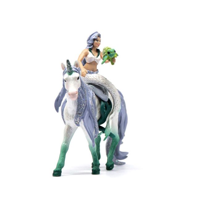 Schleich Figura de unicornio sirena en el mar Bayala 70594, 4 piezas, a partir de 5 años 4