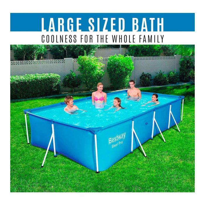Piscina pool frame 400x211x81cm pvc bestway 56405cb 5 Piscina pool frame 400x211x81cm pvc bestway 56405cb 5