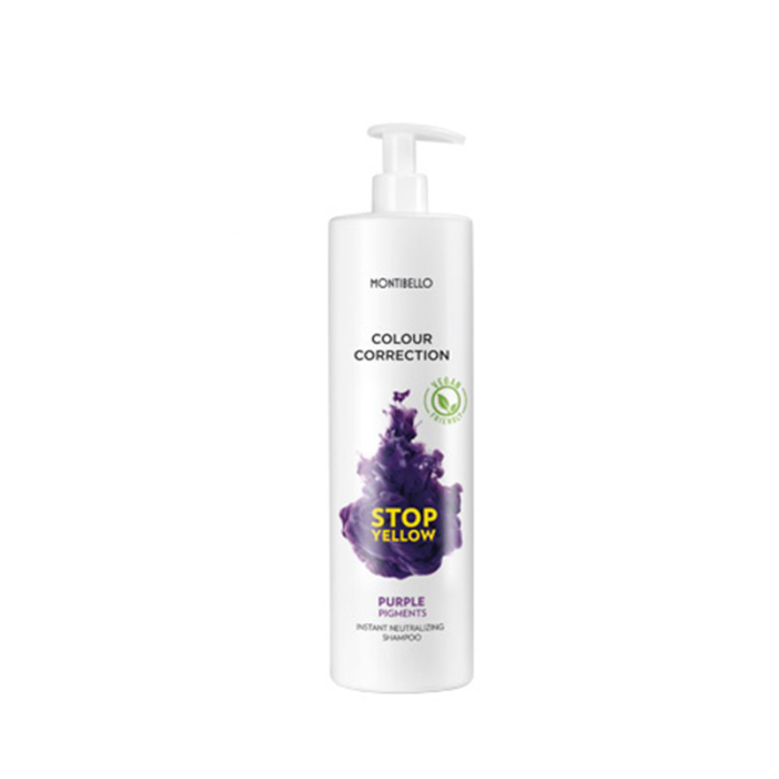 Montibello Colour Correction Stop Yellow Shampoo 1000 mL 1 Montibello Colour Correction Stop Yellow Shampoo 1000 mL 1