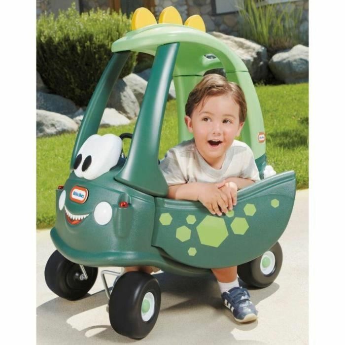 Little Tikes - Cosy Coupe Dino - Coche para niños - Puertas funcionales - 4 ruedas - Piso desmontable y 1 bocina - 18 meses Little Tikes - Cosy Coupe Dino - Coche para niños - Puertas funcionales - 4 ruedas - Piso desmontable y 1 bocina - 18 meses