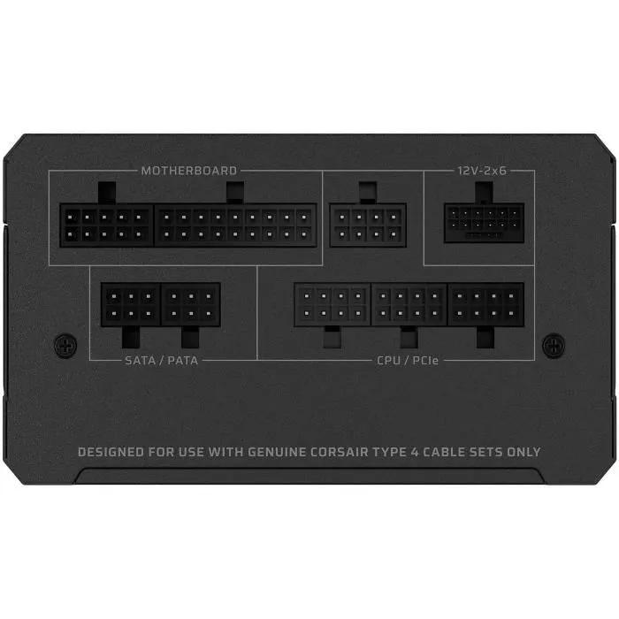 Corsair Fuente de Alimentación RM1000e CP-9020297-EU 1000W 80 Plus Gold ATX 3.1 Cybenetics Gold 1