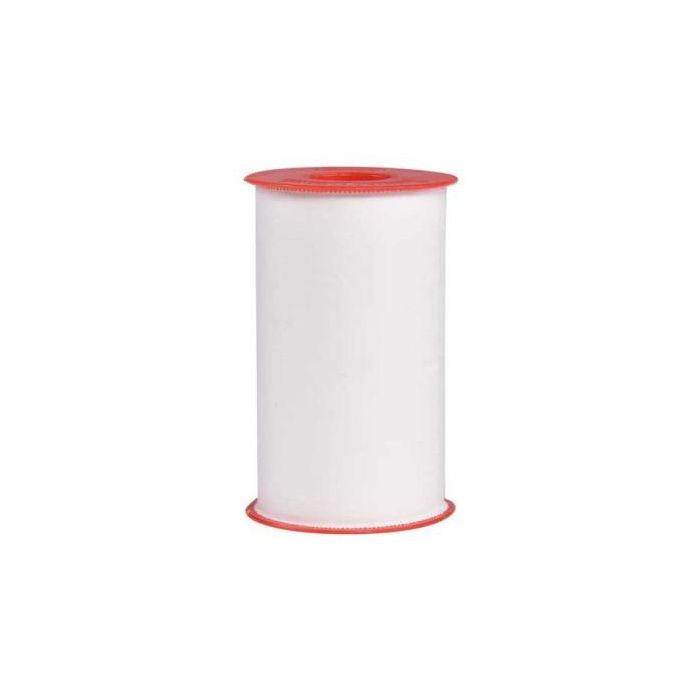 Omniplast Esparadrapo de Tela Blanco 10 cm x 10 M, 5 Unidades