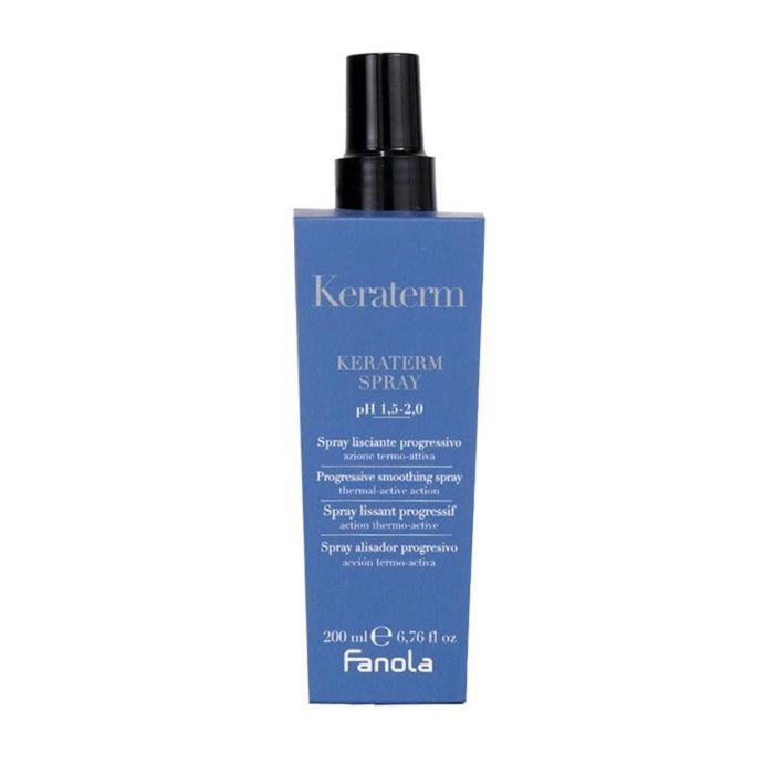 Fanola Spray Alisador Progresivo Keraterm 200ml - Elimina encrespamiento, cabello suave y sedoso con tecnología Thermo-Active