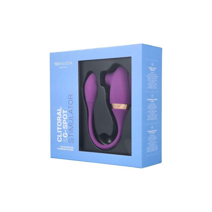 Vibrador Doble Estimulación Pick&Love Morado 3