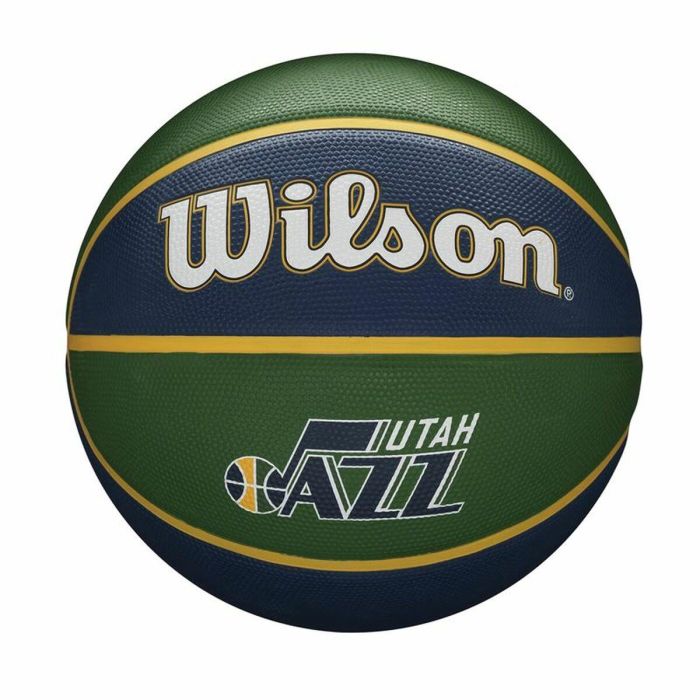 Balón de Baloncesto Wilson NBA Team Tribute Utah Jazz Azul Balón de Baloncesto Wilson NBA Team Tribute Utah Jazz Azul