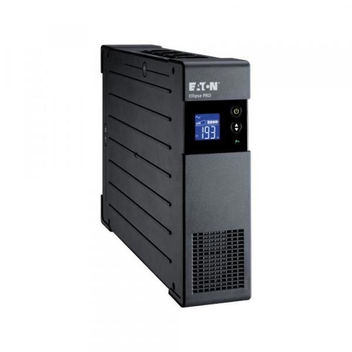 Eaton Ellipse PRO 650 DIN UPS Line-Interactive con AVR, EcoControl para ahorro energía (hasta 20%), Pantalla LCD para máxima disponibilidad Eaton Ellipse PRO 650 DIN UPS Line-Interactive con AVR, EcoControl para ahorro energía (hasta 20%), Pantalla LCD para máxima disponibilidad