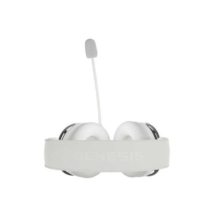 GENESIS Toron 301 Auriculares Alámbrico Diadema Juego Blanco con Transductores de 53mm y Conector 3.5mm
