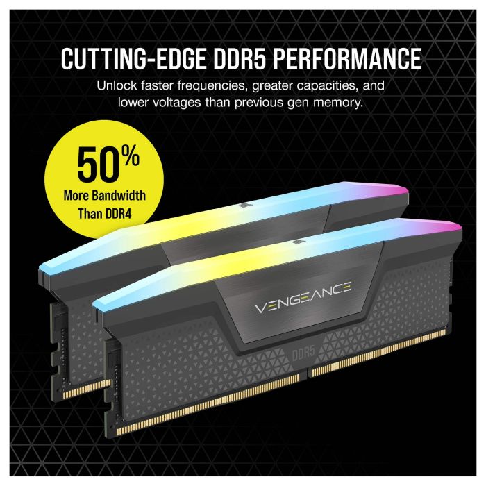 Corsair 32GB DDR5 6000MHz CL36 Vengeance RGB Kit (2x16GB) PC