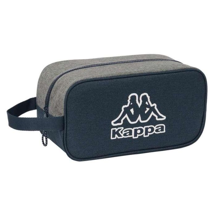 Zapatillero de Viaje Kappa Dark navy Gris Azul marino 29 x 15 x 14 cm 2 Zapatillero de Viaje Kappa Dark navy Gris Azul marino 29 x 15 x 14 cm 2