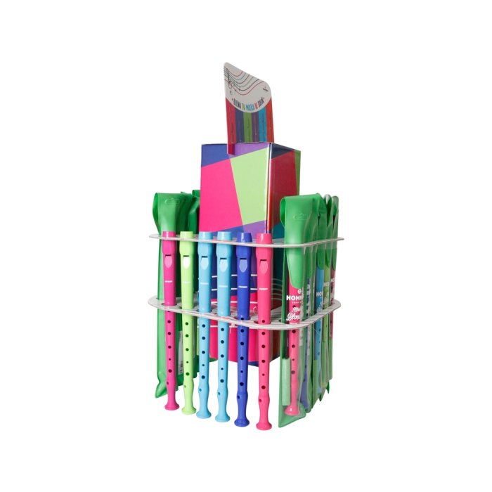 Hohner Flauta Gama Colores Expositor Sobremesa 36 Unidades Surtidas 140x140x400 mm 1 Hohner Flauta Gama Colores Expositor Sobremesa 36 Unidades Surtidas 140x140x400 mm 1