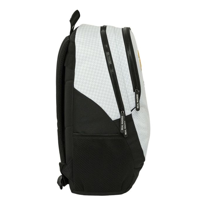 Mochila Escolar Real Madrid C.F. 24/25 Blanco Gris 32 x 44 x 16 cm 1